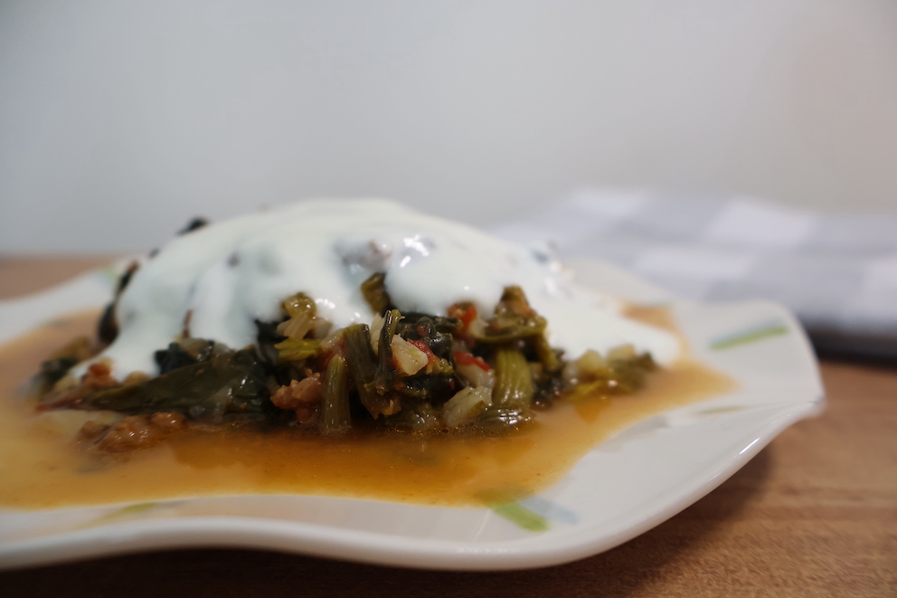 Kıymalı Ispanak Yemeği